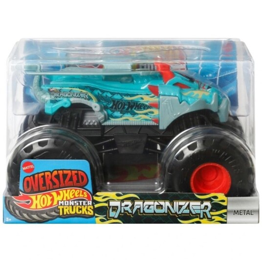 Hot Wheels Monster Trucks 1:24 Die Cast Dragonizer Hot Wheels Monster Trucks 1:24 Die Cast Dragonizer