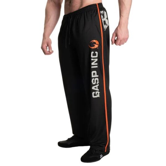 Gasp No. 89 Mesh Pant, sort treningsbukse Gasp No. 89 Mesh Pant, sort treningsbukse