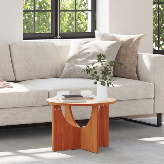  Kaffebord Brun 50 x 50 x 35 cm Massiv furu tre