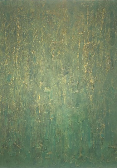 Verdant Gold Shimmer Plakat / 30x40