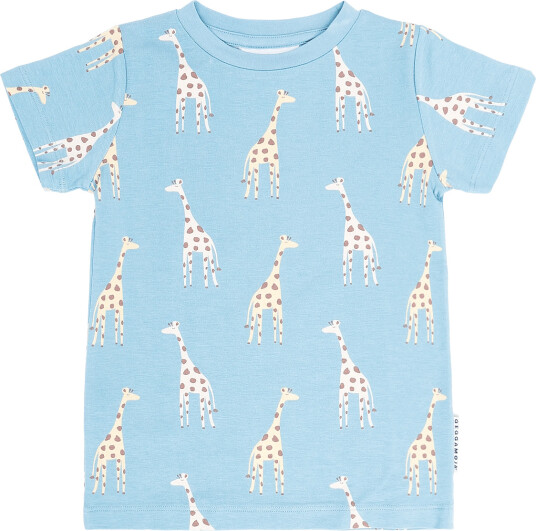 Geggamoja Bamboo T Shirt Blue 122/128