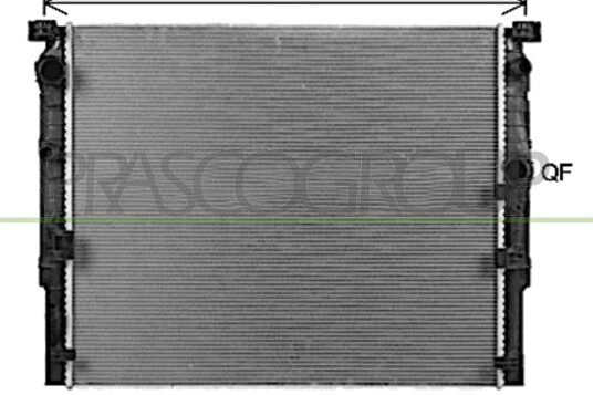 PRASCO BM052R002 Radiator, motorkjøling