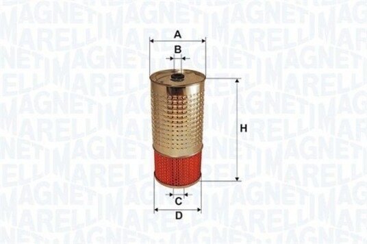 Oljefilter MAGNETI MARELLI 153071760682