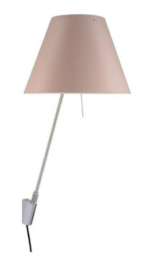Luceplan - Costanzina Vegglampe Alu/Soft Skin