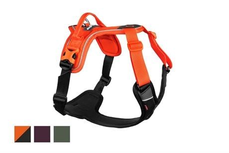 Non-Stop Dogwear Ramble Harness Black/Orange(#E8491F) XS