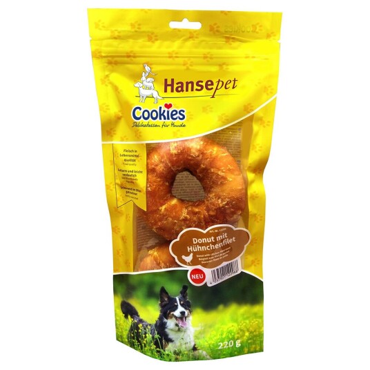 Cookie'S Hansepet Cookies Donut 2S Kylling 220 G Cookie'S Hansepet Cookies Donut 2S Kylling 220 G