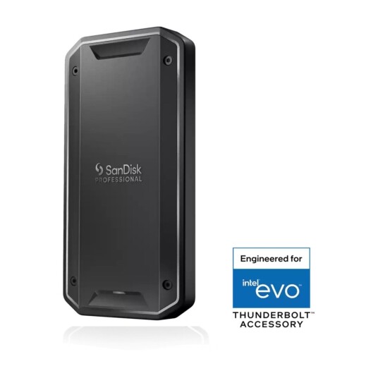 SanDisk Professional PRO-G40 2TB Ekstern SSD med Thunderbolt 3 - Svart