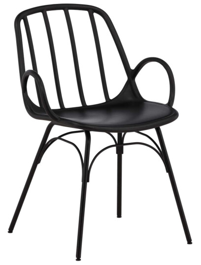 Venture Design Dyrön spisestol Svart Svart