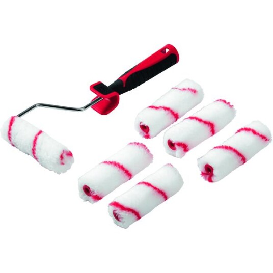 Ellix Prøverullsett 10cm 6 Ruller Med Bøyle Ellix Prøverullsett 10cm 6 Ruller Med Bøyle