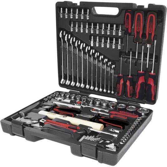 KS Tools ChromePlus Universal Verktøysett 1/4tm 1/2tm 97 Deler