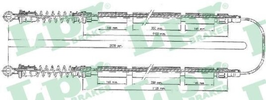 Bremsewire LPR C0203B