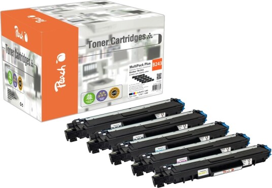 Peach-tonerkassetter som passer Brother TN-243 Lasertoner multipakke Plus, 5-pack