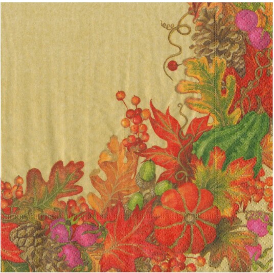 Servietter Harvest garland middag