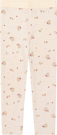 Hust&Claire ull Hust and Claire Liro Flora ulleggings Off White (116) 116