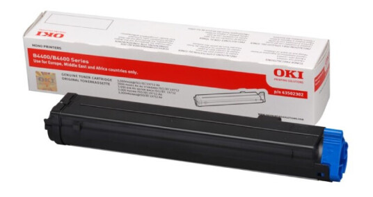 OKI B 4400/4600 BK Toner - 43502302 Original - Svart 3000 sider