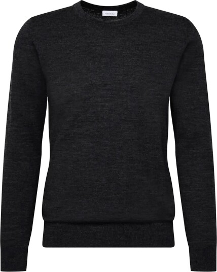Seidensticker Sweater Knit Regular ANTHRA MELANGE M Seidensticker Sweater Knit Regular ANTHRA MELANGE M