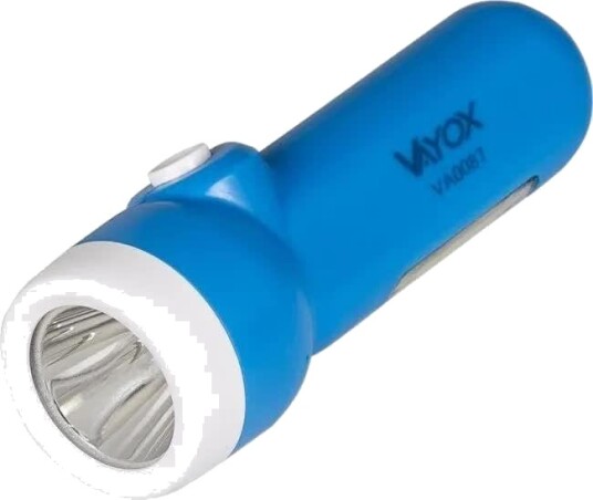 Vayox VA0087 LED Lommelykt - Oppladbar, 1W og COB