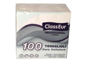Serviet Classeur Professional 33X33 Cm 2-Lag Ecolabel 100 Stk Pr. Pakke Hvit,24 Pk X 100 Stk