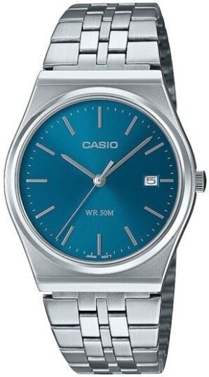 Casio Dameklokke MTP B145D 2A2VEF Standard Blå/Stål Ø35 mm