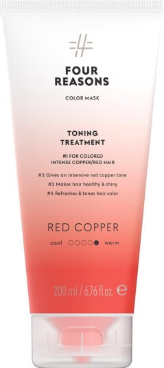 Four Reasons Color Mask Toning Treatment Red Copper 200ml