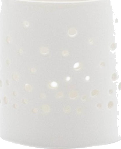 Sögne Home  Tlysholder dots 7,5x6,5 cm hvit