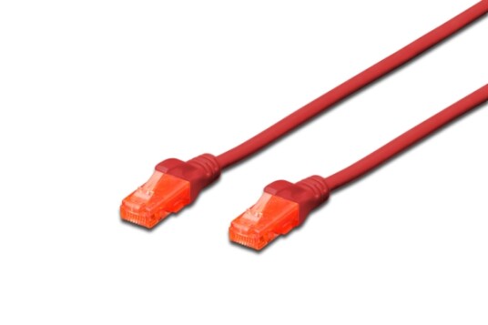 Digitus 30M Cat6 U/Utp 30 M Cat6 U/Utp Utp Rj 45 Rj 45 Rød 179495
