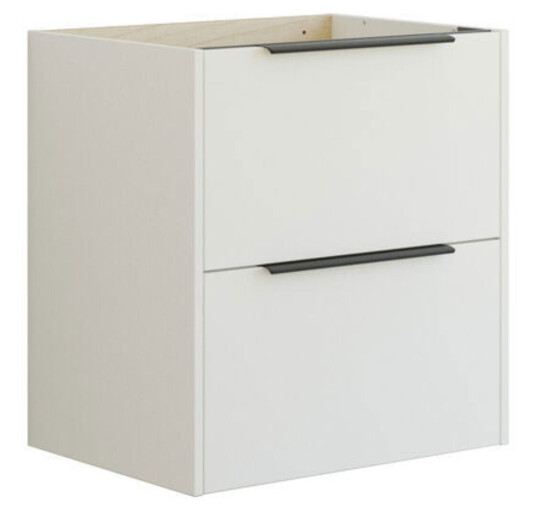 Dansani Mido+ Classic Glatt Servantskap 2 Skuff Hvit Matt / 60cm Dansani Mido+ Classic Glatt Servantskap 2 Skuff Hvit Matt / 60cm