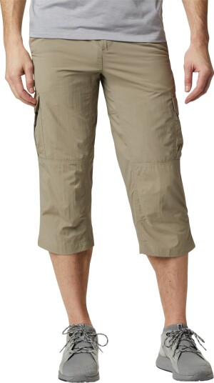 Columbia Silver Ridge Il 3/4 Turshorts Herre Beige 38/19