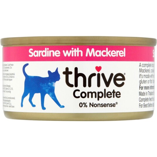 Thrive Complete 6 X 75 G Sardin & Makrell