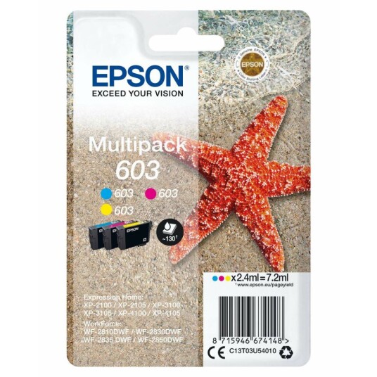 Epson Originale Blekkpatroner Epson C13t03u54020 7,2 Ml Flerfarget Epson Originale Blekkpatroner Epson C13t03u54020 7,2 Ml Flerfarget