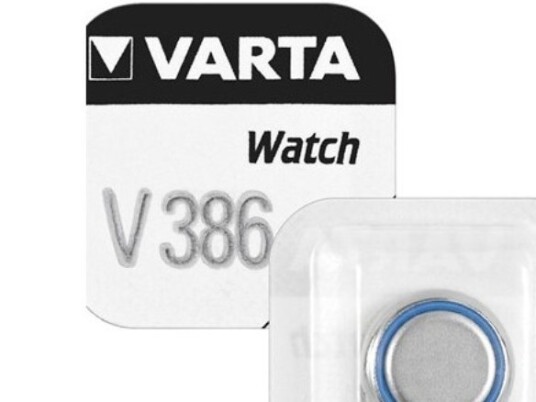 Varta V386 Sølvoksid Knapcelle 1,55V 105mAh - Universalt Batteri