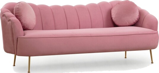 Caraquet Sofa 3 seter Rosa