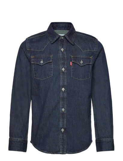Levi"s Lw-L/S Woven Top Navy 176 Levi"s Lw-L/S Woven Top Navy 176
