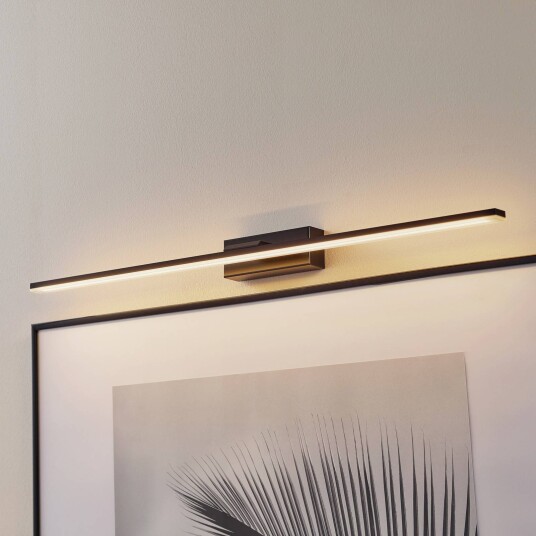 MCJ LED-vegglampe Miroir 80 cm svart 3000K MCJ LED-vegglampe Miroir 80 cm svart 3000K