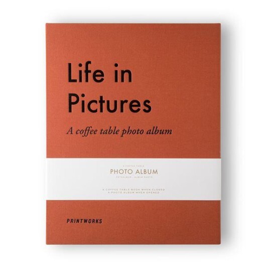 Printworks  Fotoalbum life in pctures oransje