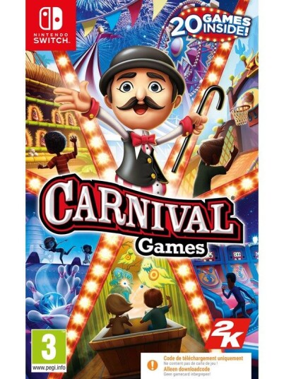 Carnival Games (Code in a Box) (Switch) Carnival Games (Code in a Box) (Switch)