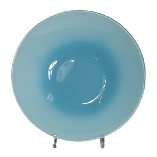 Nybro Crystal - Happy fat 30 cm blå hallon