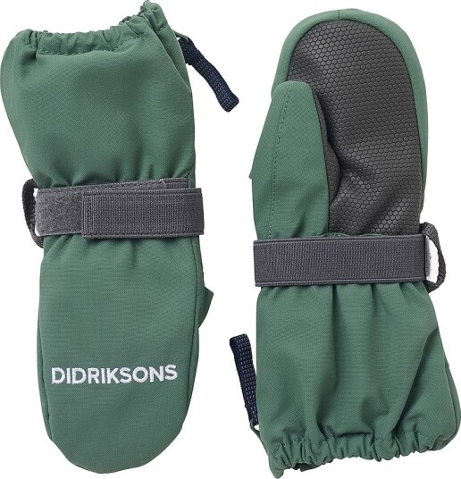 Didriksons   Vintervotter Biggles Kids' Zip Mittens   Grønn
