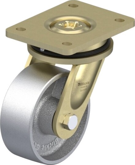 Blickle 619734 Ls-G 127G Styrehjul | Hjuldiameter 125 Mm | Bæreevne Maks. 750 Kg | 1 Stk