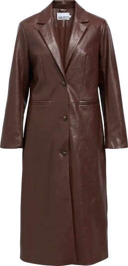 Object Objmanar Lo Long Coat 147 SEAL BROWN 40 Object Objmanar Lo Long Coat 147 SEAL BROWN 40