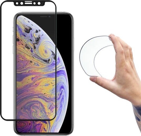 Wozinsky Full Cover Flexi Nano Glass Film Tempered Glass With Frame iPhone 13 Mini Clear
