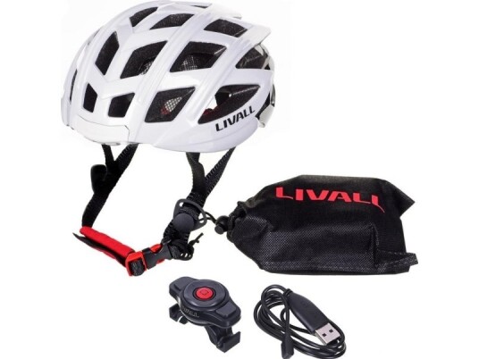 Livall-Hjelm Bh60se Neo "L", Bluetooth, Hvid Livall-Hjelm Bh60se Neo "L", Bluetooth, Hvid