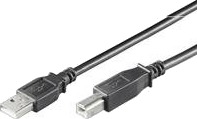 Goobay USB 2.0 USB-kabel 3m Sort