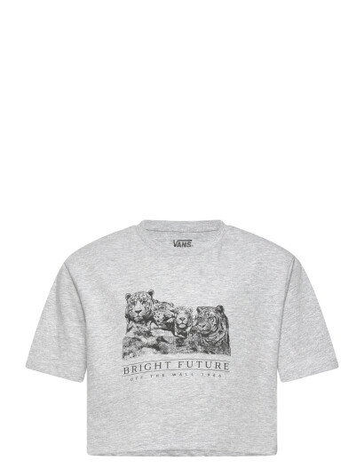 VANS Bright Future Relaxed Crop Ss Grey 151-165 VANS Bright Future Relaxed Crop Ss Grey 151-165