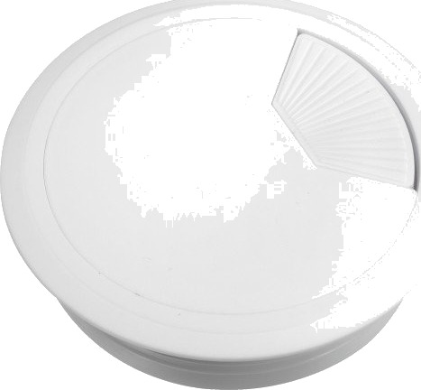 Schneider Electric Kabelgjennomføring 2 stk 80mm Hvit - 1283926