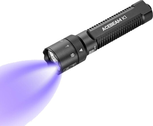 Acebeam K1 LED Lommelykt - 1000 lm - Svart