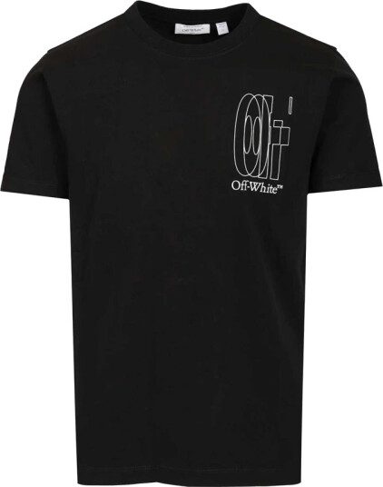 Off White Herre Topper Svart L,