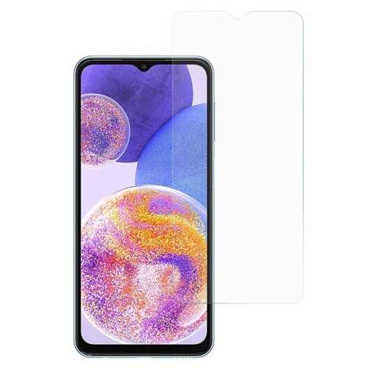 INCOVER Samsung Galaxy A23 / A23 (5G) Herdet Glass Skjermbeskytter - Case Friendly - Gjennomsiktig