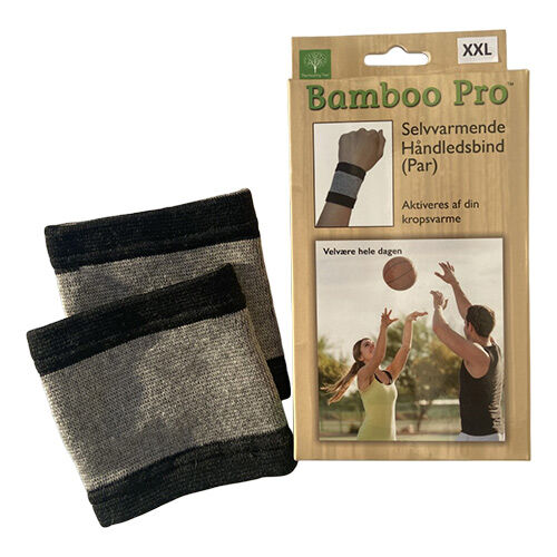 Bamboo Pro Wrist Wrist Selvoppvarmende 1 Par Bamboo Pro Wrist Wrist Selvoppvarmende 1 Par