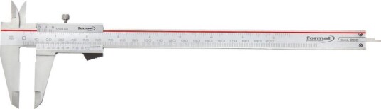 Format Skjutmått 200mm Med Skruvlåsning, Rostfritt
